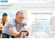 Tablet Screenshot of hartfordhospital.org